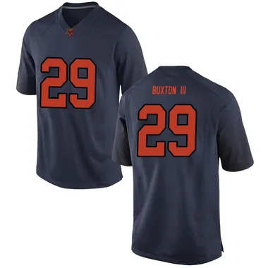 Youth Game Berry Buxton III Syracuse Orange Football College Jersey - Navy